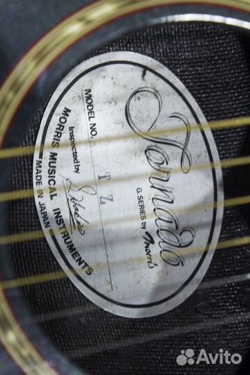 Электроакустическая Гитара Morris Tornado TZ