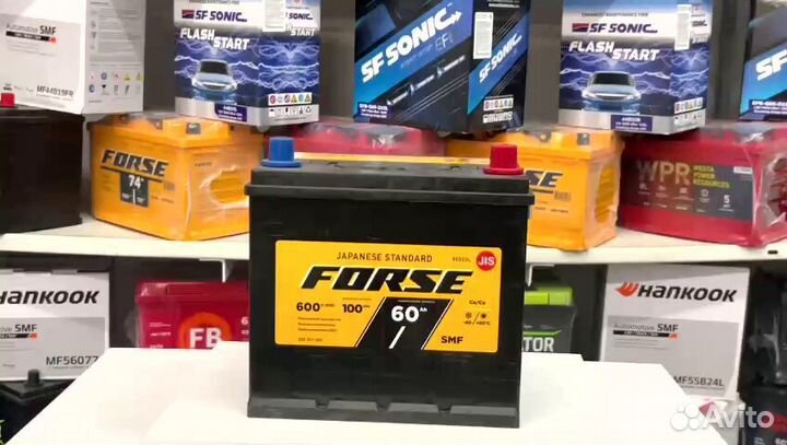 Аккумулятор forse Asia 60 VL D23