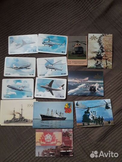 Календарики СССР 70-80х годов