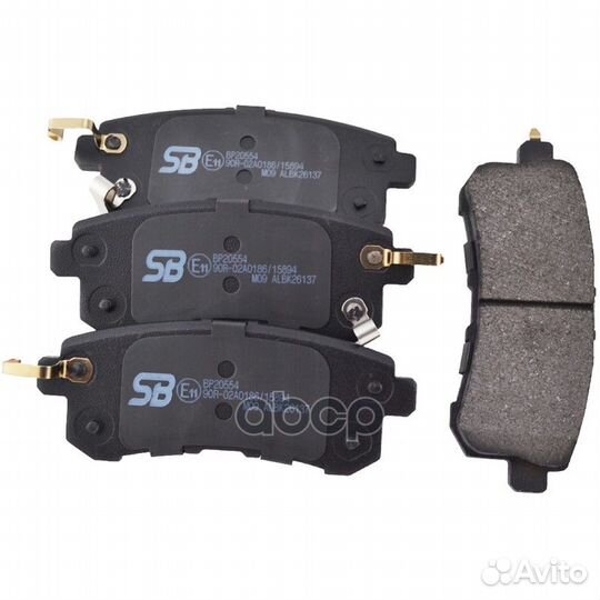 Колодки тормозные BP20554 SB Nagamochi