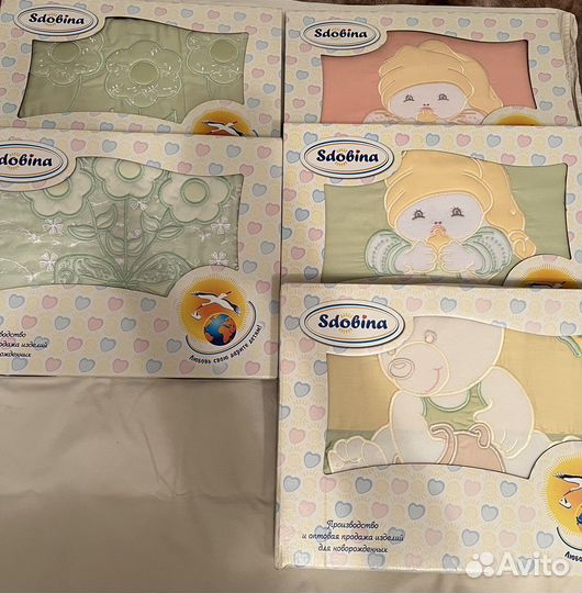 Детское постельное белье в детскую кроватку новое