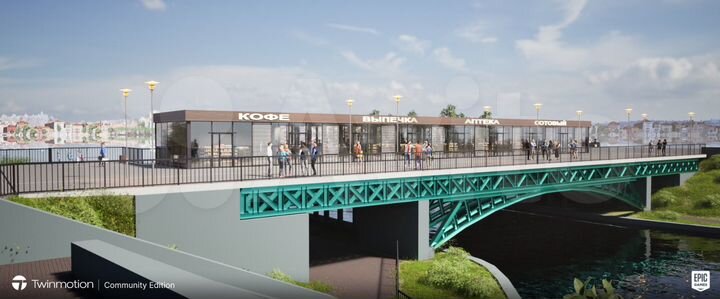 Торговая площадь, 40 м²