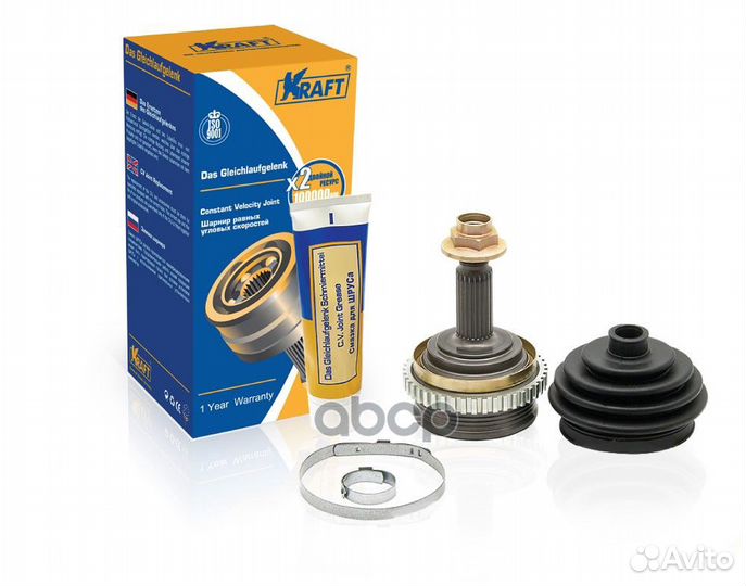 Шрус ваз 1118/2170 наруж. с ABS kt058886 Kraft