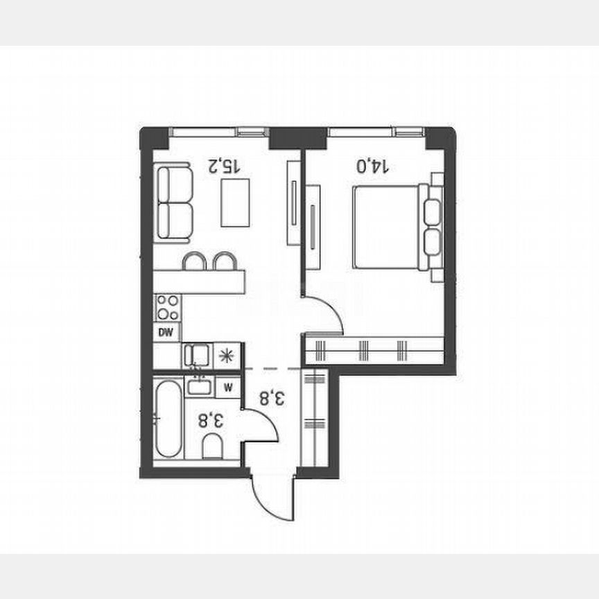 1-к. квартира, 36,8 м², 8/40 эт.