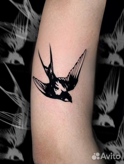 Тату мастер, татуировка в студии