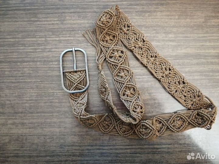 Пояс макраме