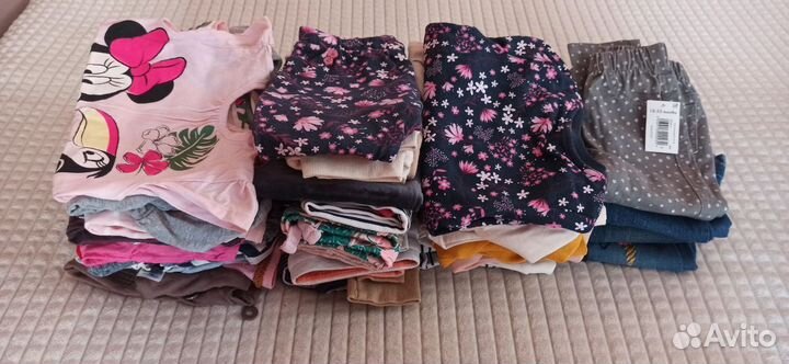 Мешок одежды на девочку 2-3 года (92-98)