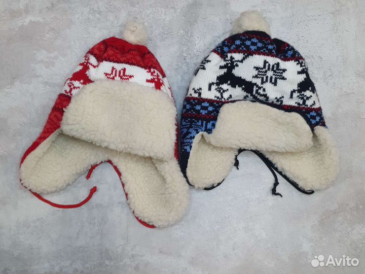 Шапка ушанка детская зимняя