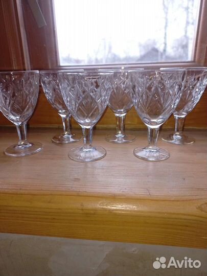 Посуда хрустальная стопки,стаканы,салатники