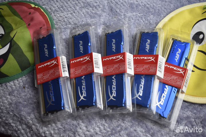 Оперативная память HyperX Fury 8 гб DDR3 1600 мгц