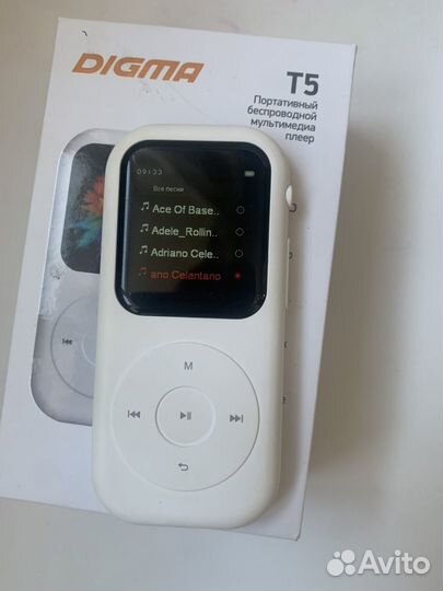 Плеер mp3 digma t5 новый