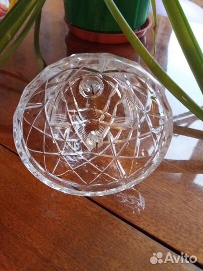 Хрусталь ваза для конфет, колокол