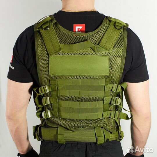 Разгрузочный жилет зеленый