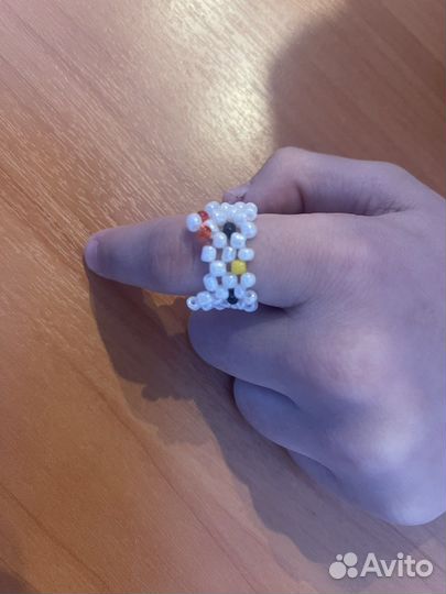 Кольцо из бисера