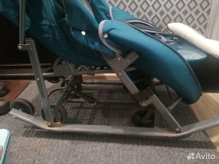Детские санки коляска