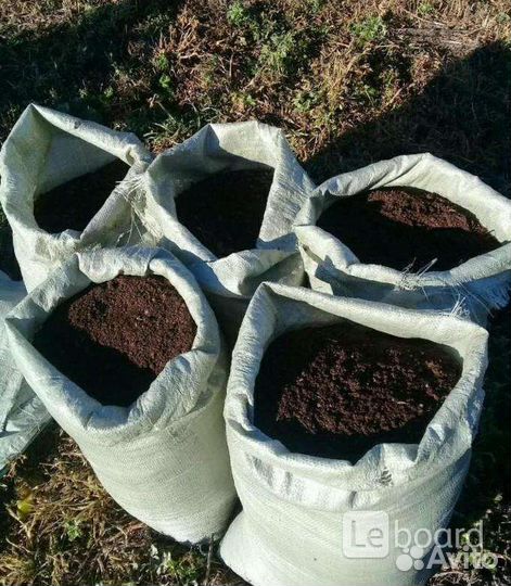 Земля чернозем в мешках