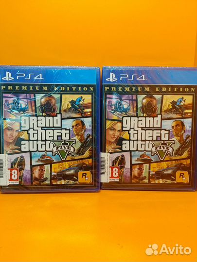 GTA 5 PS4 два диска