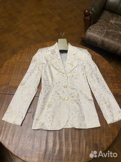 Роскошный вечерний пиджак 40-42 xs
