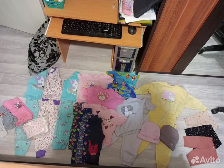 Детские вещи пакетом для девочек 86 92
