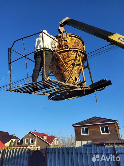 Рюмка, бадья для бетона