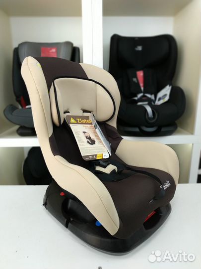 Автокресло 0-18кг Zlatek Galleon коричневый цвет