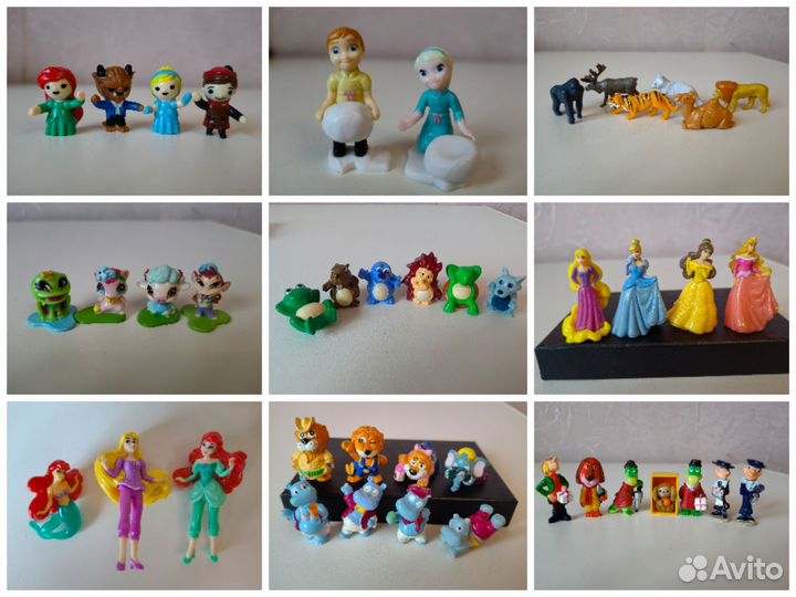 Игрушки из киндер сюрприза