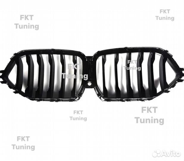 Решетка радиатора для BMW X6 G06 черная