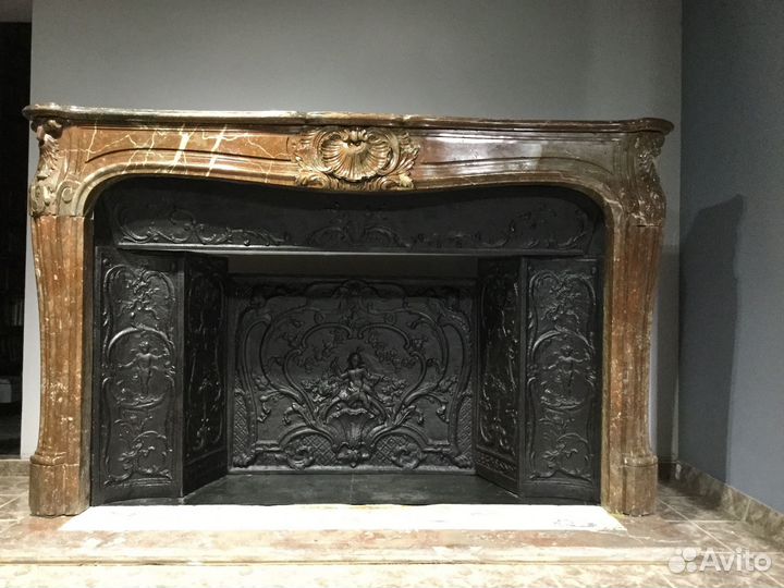 Каминный портал антикварный 18 век