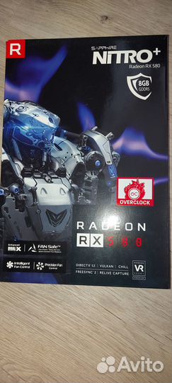 Видеокарта Sapphire Nitro+ RX 580 8GB