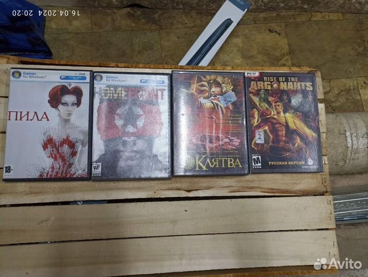 CD и DVD диски с играми