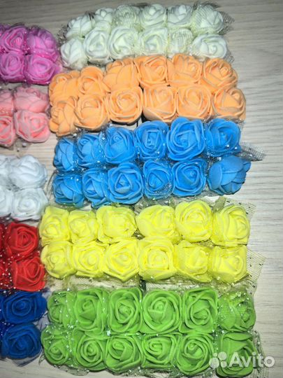 Цветы из фоамирана, набор