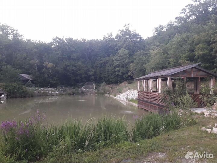 Беседка с мангалом у водопада в аренду