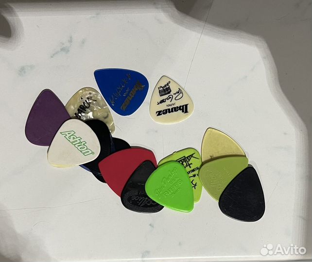 Медиаторы для гитары 15 штук