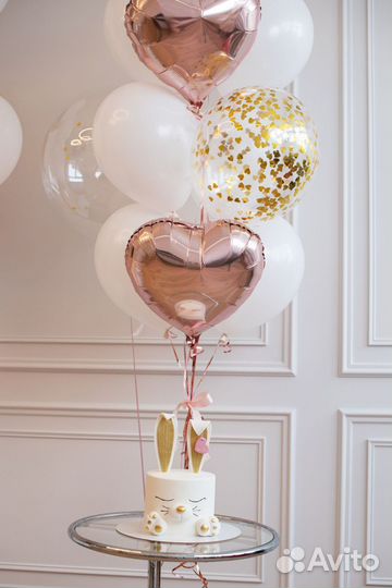 Воздушные гелиевые шары и букеты из шаров