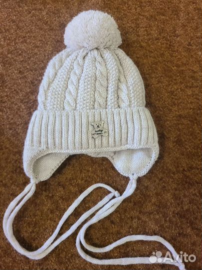Шапки детские (3-9 мес) на осень-зиму