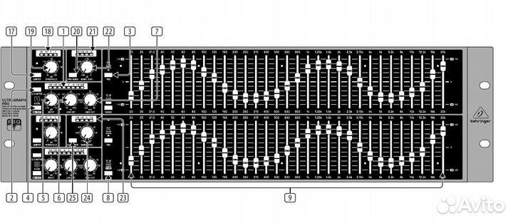 Эквалайзер Behringer FBQ6200HD