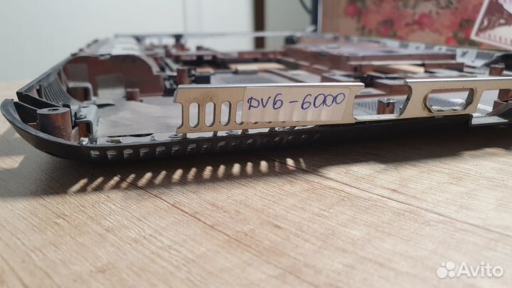 Б/у Нижняя часть корпуса- поддон HP dv6-6000