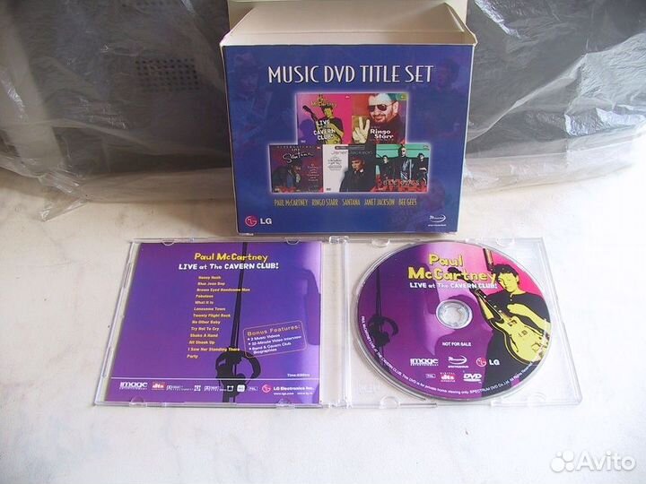 DVD-диски с музыкальными видеоклипами (новый к-кт)