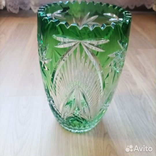 Ваза хрустальная