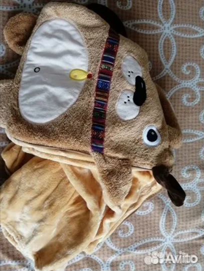 Игрушка подушка плед детский. Собака