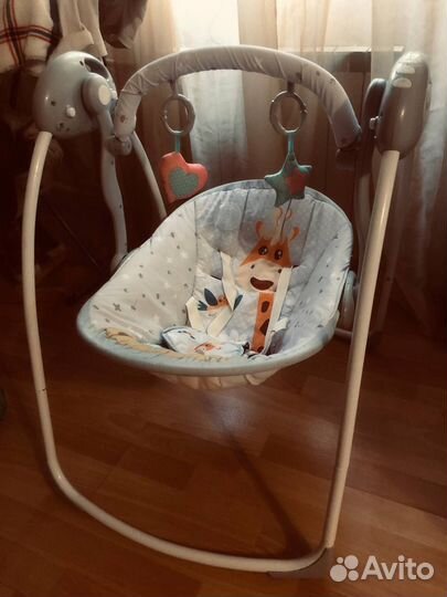 Детские электронные качели для новорожденных