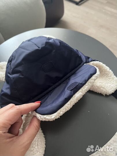 Шапка ушанка зимняя детская 48