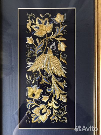 Новое панно «Радость» торжские золотошвеи, Картина