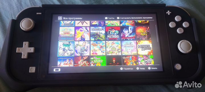 Nintendo switch lite с играми