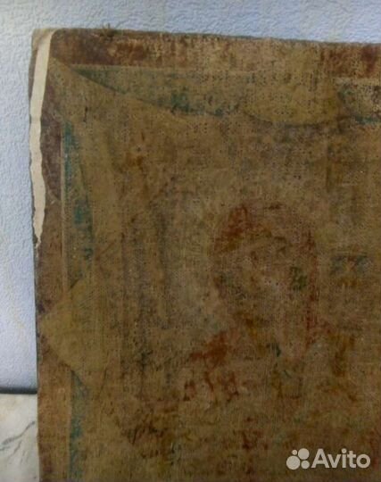 Старинная икона неопалимая Кипина