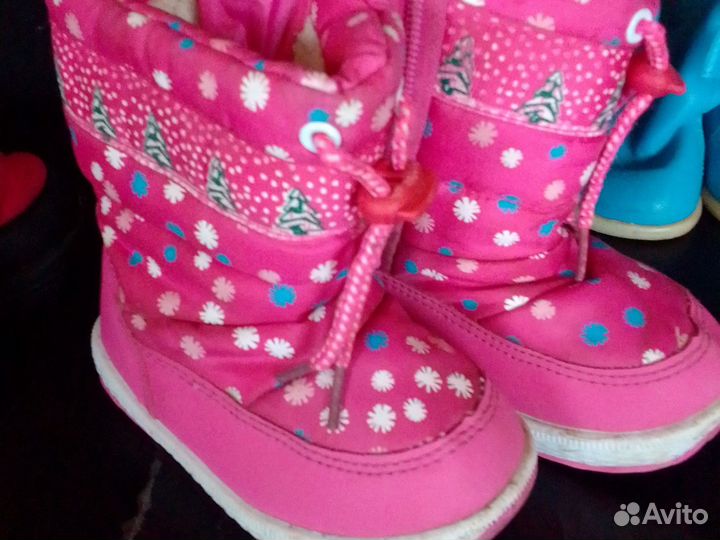 Сапоги сноубутсы. для девочки