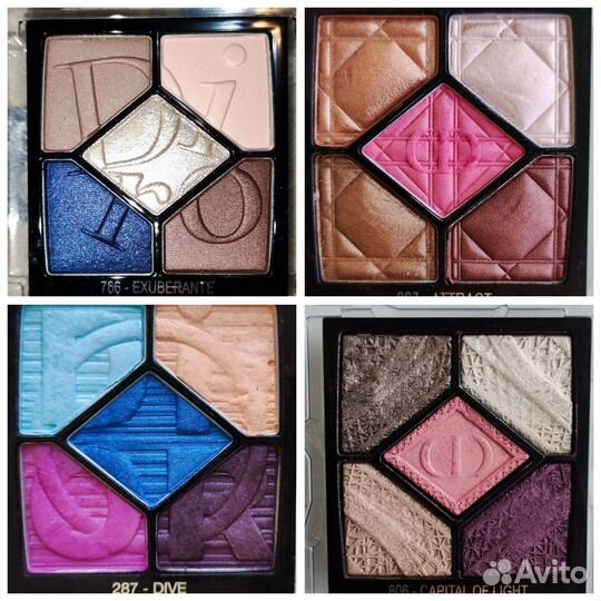 Тени для век dior 806 766 867 287