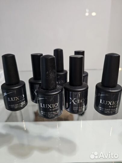 Базы, топы 14шт. для ногтей Luxio и др