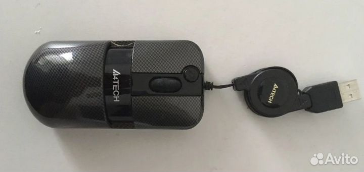 Компьютерная мышь проводная A4Tech X6-66E карбон