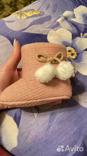 Пинетки-тапочки для девочки